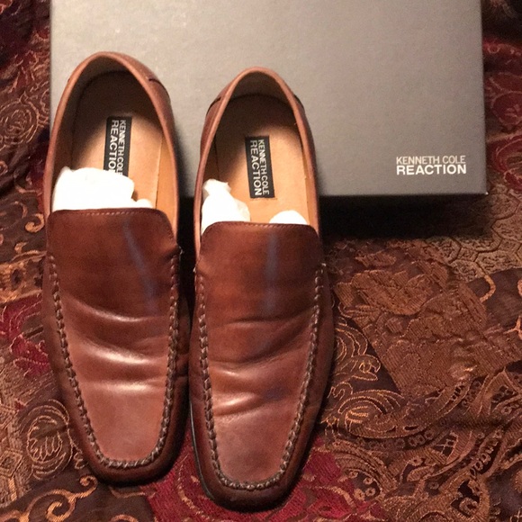 kenneth cole cognac shoes